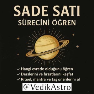 SADE SATİ ANALİZİ / LANETLENMEDİN! O SADECE SATÜRN.
